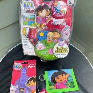 Dora the Explorer Plug & Play TV Games and Watch and Wallet New Sealed